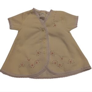 Charming Yellow Kids Casual Dress